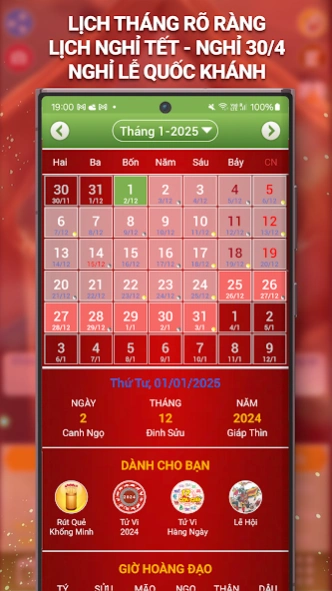 Lịch Vạn Niên 2026 - Lịch Âm 12.2609.21 Screenshot