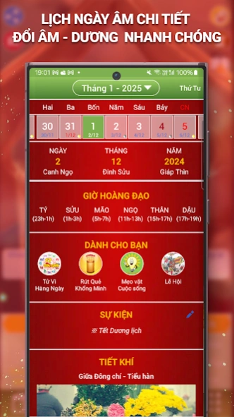 Lịch Vạn Niên 2026 - Lịch Âm 12.2609.21 Screenshot