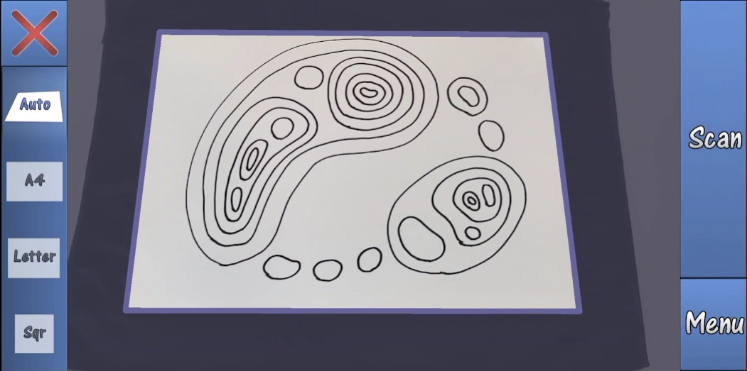 LandscapAR Augmented Reality Screenshot