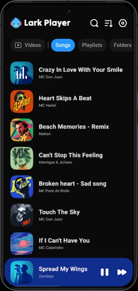Review Screenshot - Music Player – Listen to Songs and Watch Music Videos