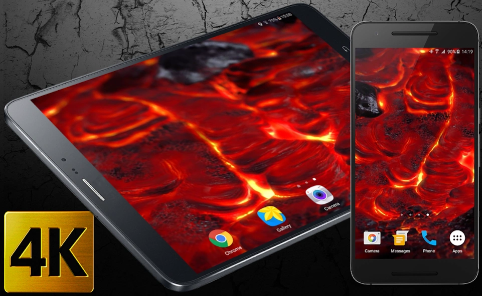 lava live wallpaper
