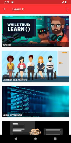 Learn C 1.8 Screenshot
