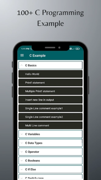 Learn C Programming Screenshot