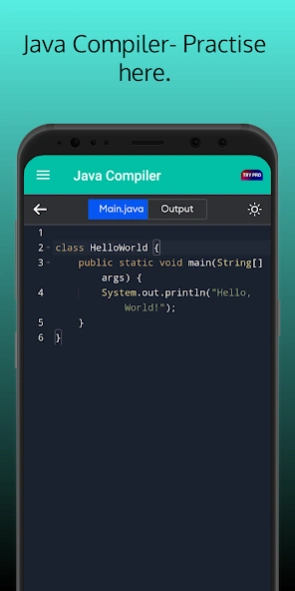 Learn Java Programming: Coding Screenshot