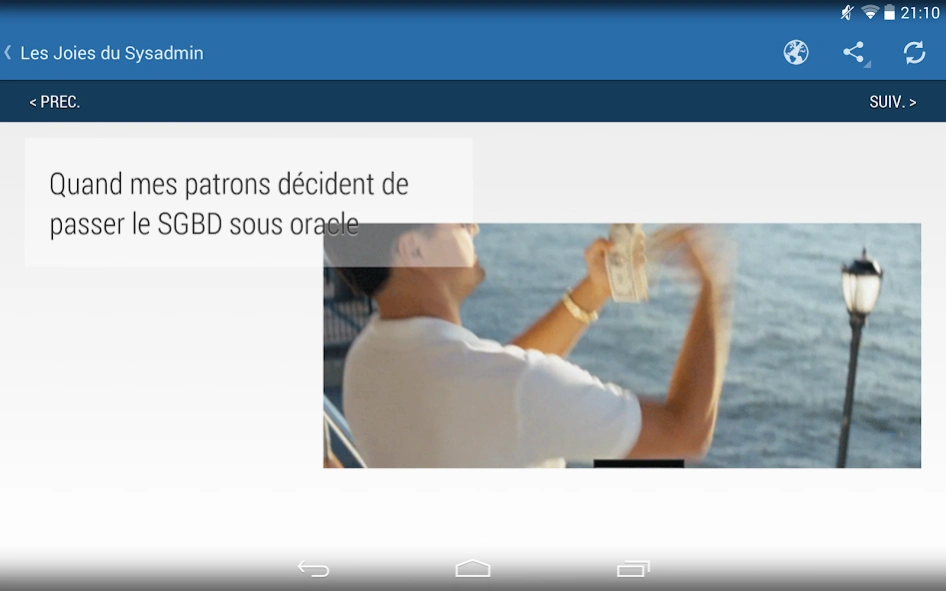 Les Joies du Sysadmin Screenshot