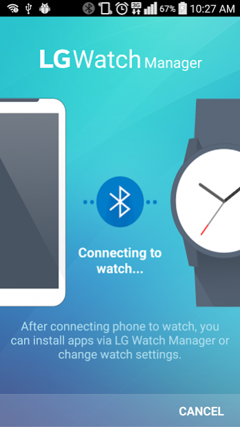 Lg best sale smartwatch app