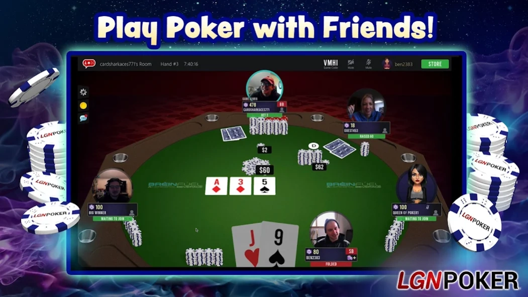 LGN Poker - Texas Hold'em 1.53.610 Screenshot