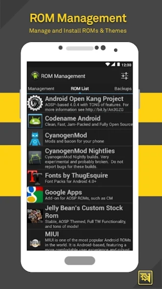 Review Screenshot - A Very Useful Root App