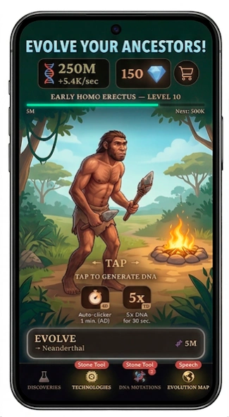 Life Clicker: Tap to Evolve 1.0.81 Screenshot