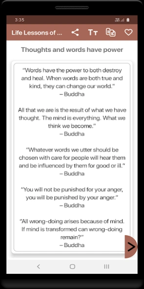 Life Lessons of Buddha 1.8 Screenshot