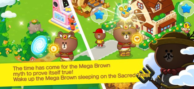LINE BROWN FARM 4.9.0 Screenshot