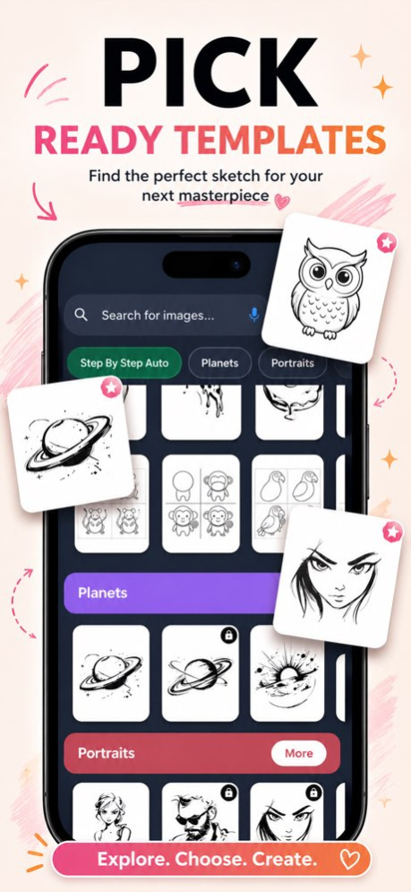Line2Art: Sketch & Trace in AR 2.1 Screenshot