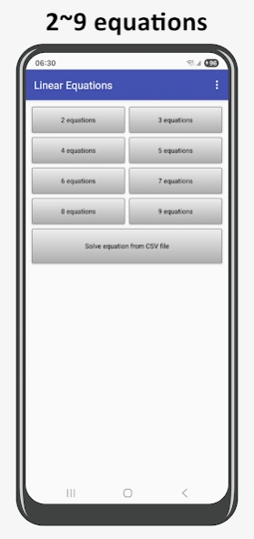 Linear Equations Solver 2.0.20 Screenshot