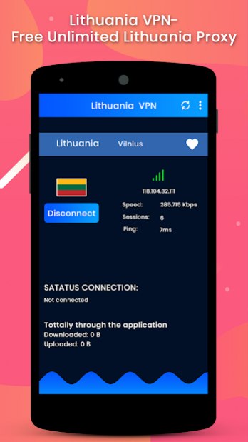 Screenshot - Lithuania VPN-Free Unlimited Lithuania Proxy