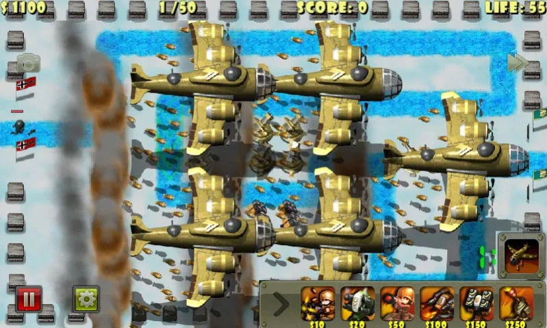 Review Screenshot - Cartoon Game – Build Defensive Turrets to Protect Your City