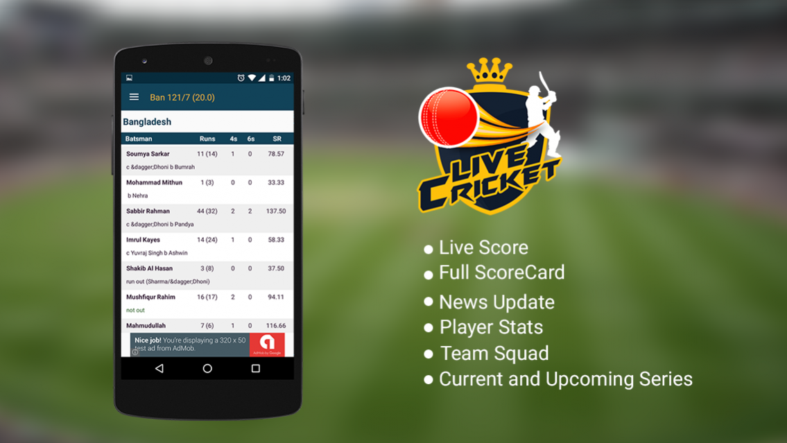 Live cricket sales iphone android