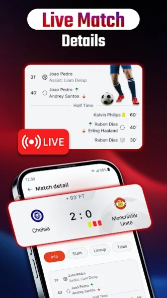 Live Football Score & Match 10.0 Screenshot