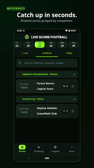 Live Scores Football 1.15 Screenshot