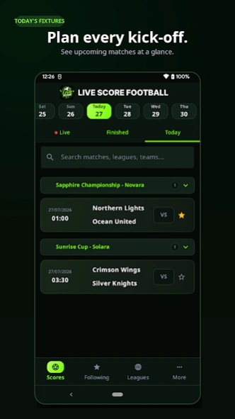 Live Scores Football 1.15 Screenshot