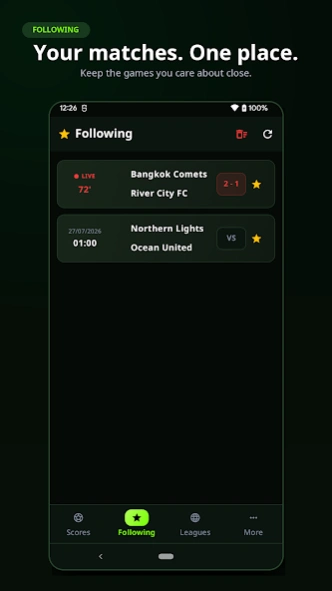 Live Scores Football 1.15 Screenshot