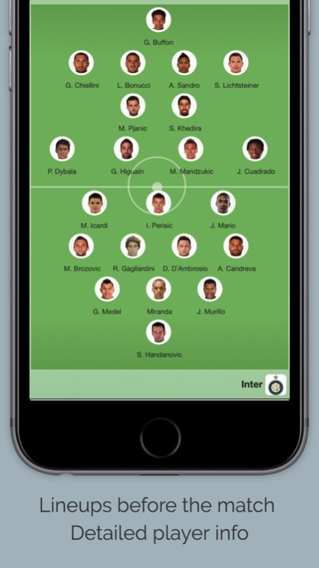Live Scores for Inter Milan 3.8 Screenshot