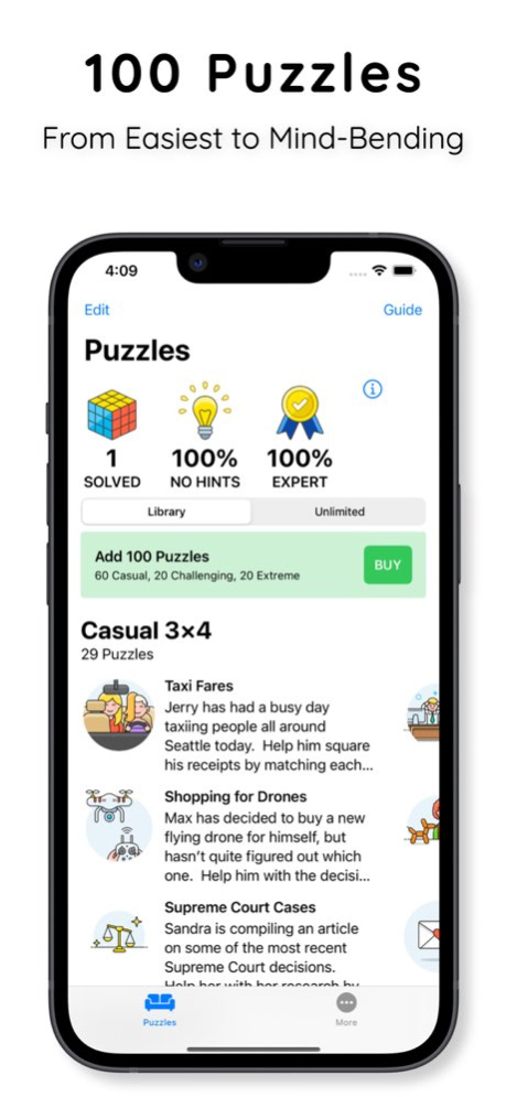 Logic Grid Puzzles 5.7.1 Screenshot