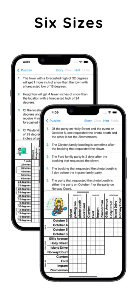 Logic Grid Puzzles 5.7.1 Screenshot