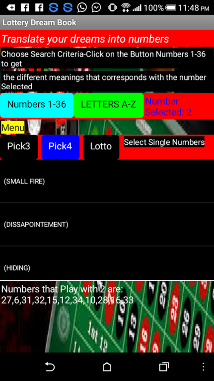 Lottery Dream Book 2 5 Free Download