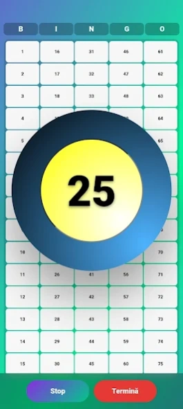 Lotto / Bingo machine Screenshot
