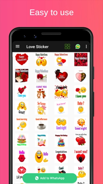 Review Screenshot - Love Stickers – Express Love without Even Saying a Word