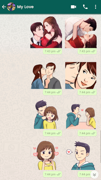 About: Love Stickers For Whatsapp (Google Play version)