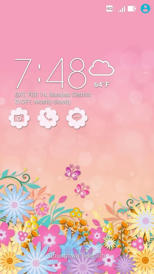 Lovely Pink ASUS ZenUI Theme