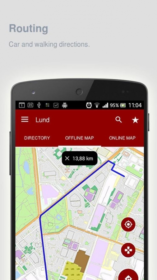 Lund Map offline 1.55 Screenshot