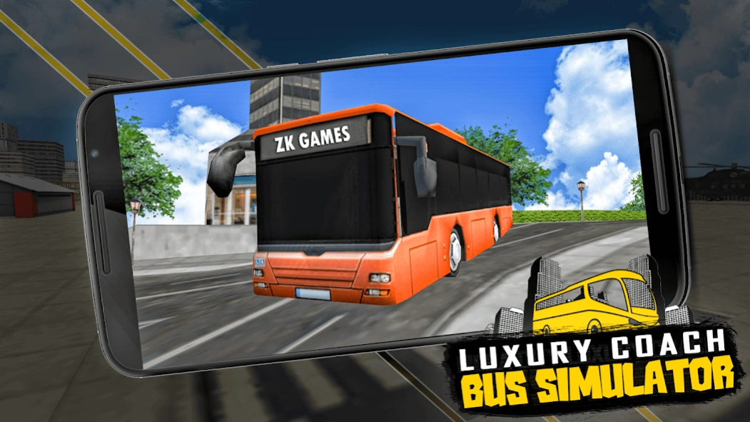 Luxury Bus Coach Driving Game Screenshot