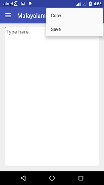 Malayalam Transliterator Screenshot