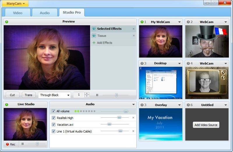 Manycam Free Webcam Effects 412 Free Download 