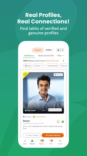 Marathi Matrimony - Shaadi App 14.1 Screenshot
