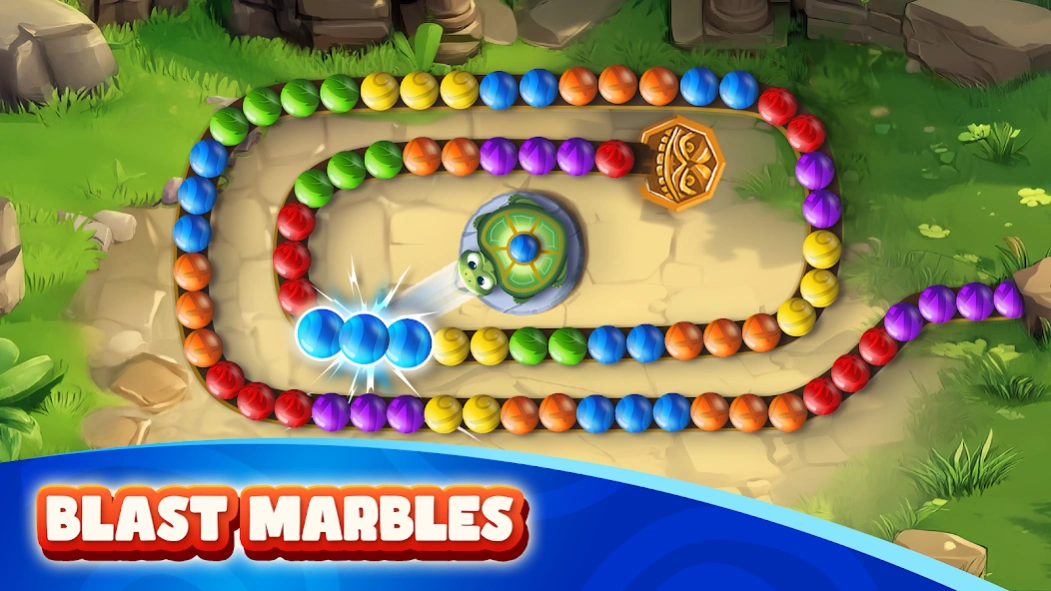 Review Screenshot - Match 3 Game – Blast all the Marbles