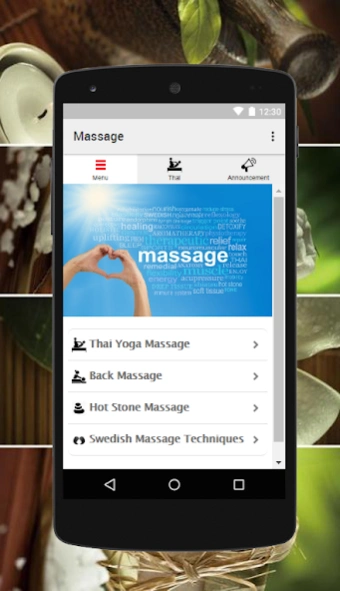 Massage Techniques and Tips Screenshot