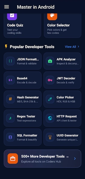 Master in Android: Coding App 4.0 Screenshot