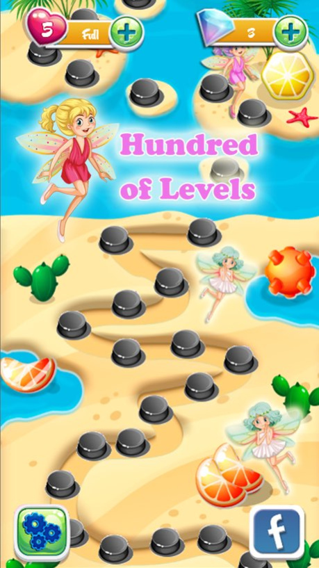 Match 3 jelly fruit crush game Screenshot