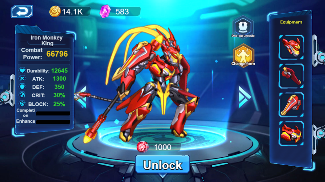 Mecha Beast Duel 1.0.1 Screenshot