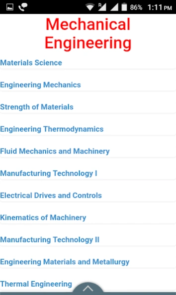Mechanical Engineering Study Screenshot
