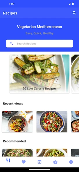 VEG Mediterranean Diet Recipes Screenshot