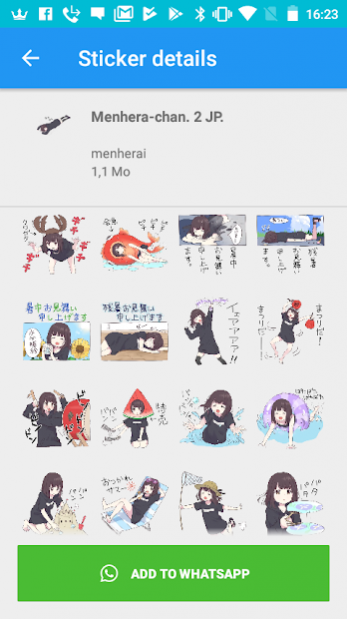 Menhera-chan Stickers for WhatsApp 2019 Free Download