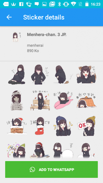 Menhera chan stickers for WA – Apps on Google Play