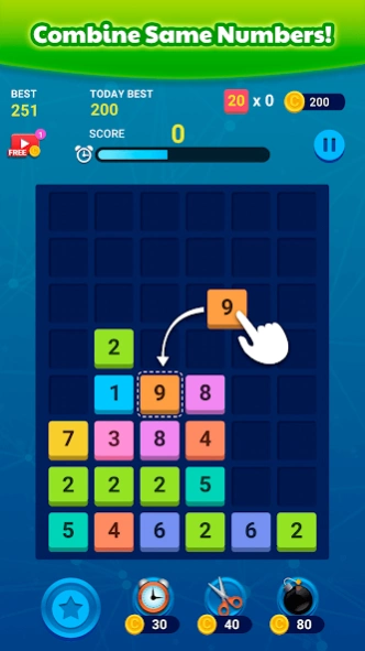 Merge Block: Number Merge Game 2.7.4 Screenshot