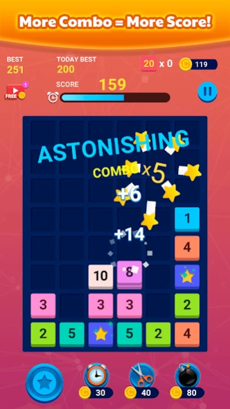 Merge Block: Number Merge Game 2.7.4 Screenshot