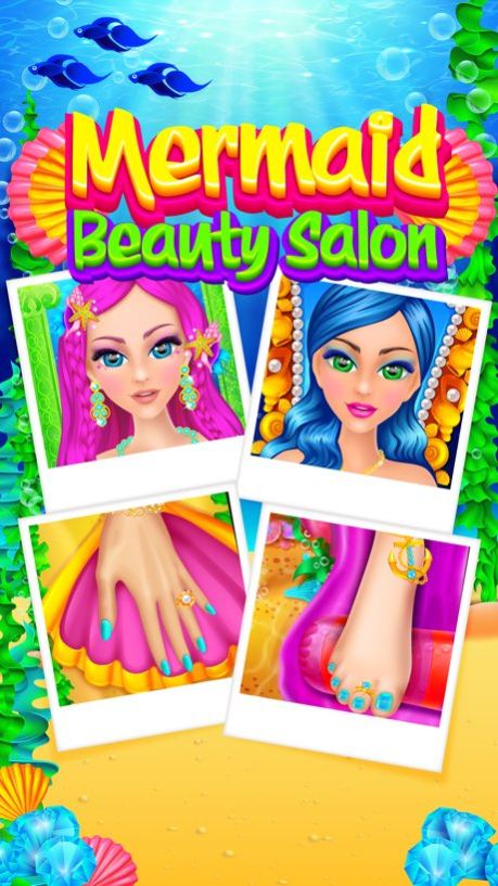 Mermaid Beauty Salon - Makeup & Makeover Kids Game 1.4 Screenshot