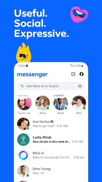 Review Screenshot - Messenger App – Send Messages and Make Audio and Video Calls